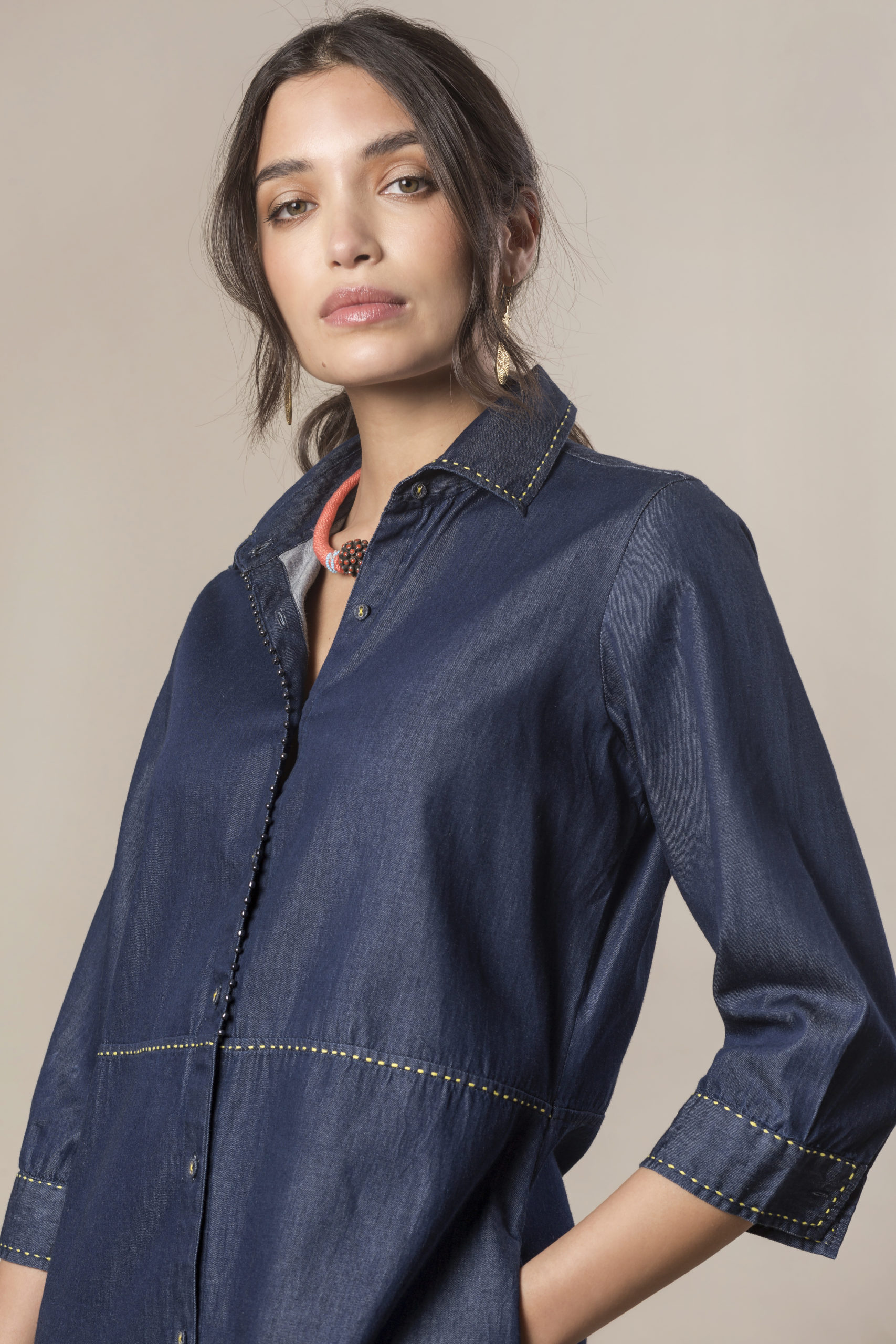 Chemisier / spolverino denim